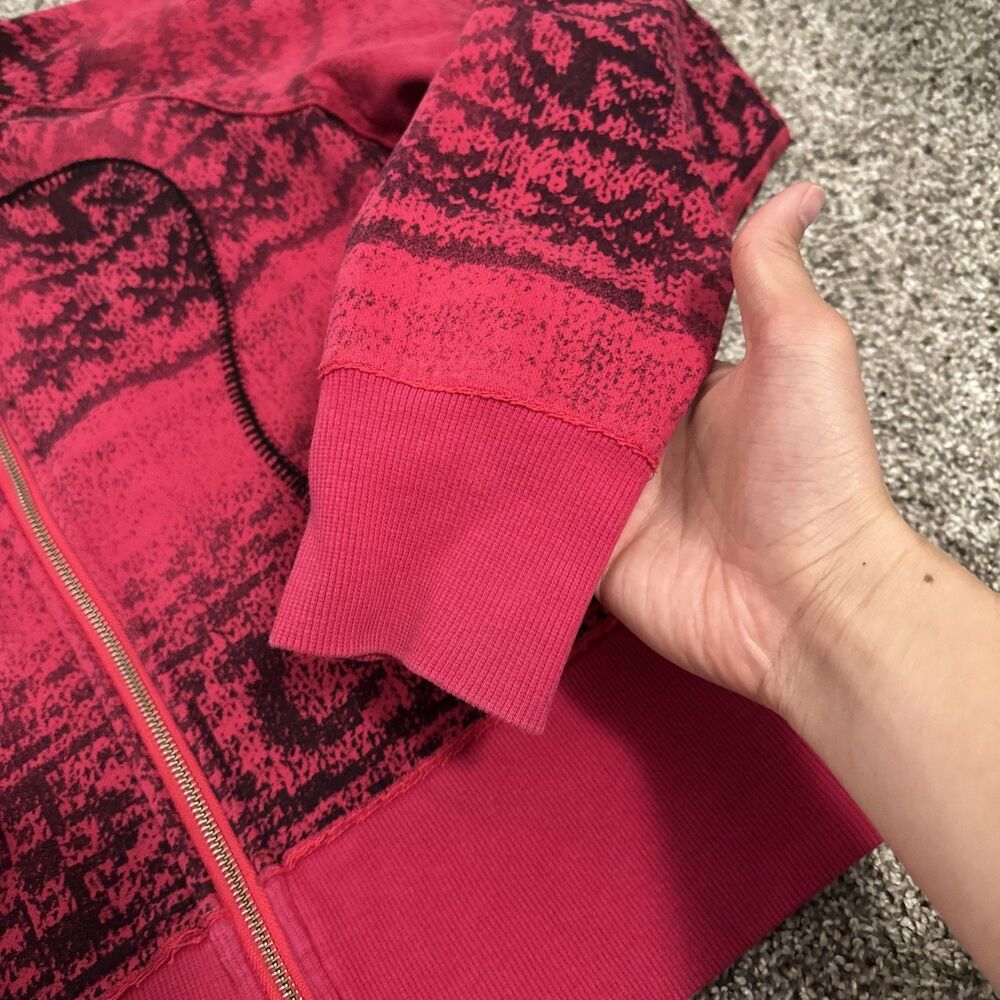 Lululemon Scuba Hoodie Special Edition Snowflake Full Zip Jacket Fleece Size 8 - Picture 2 of 10
